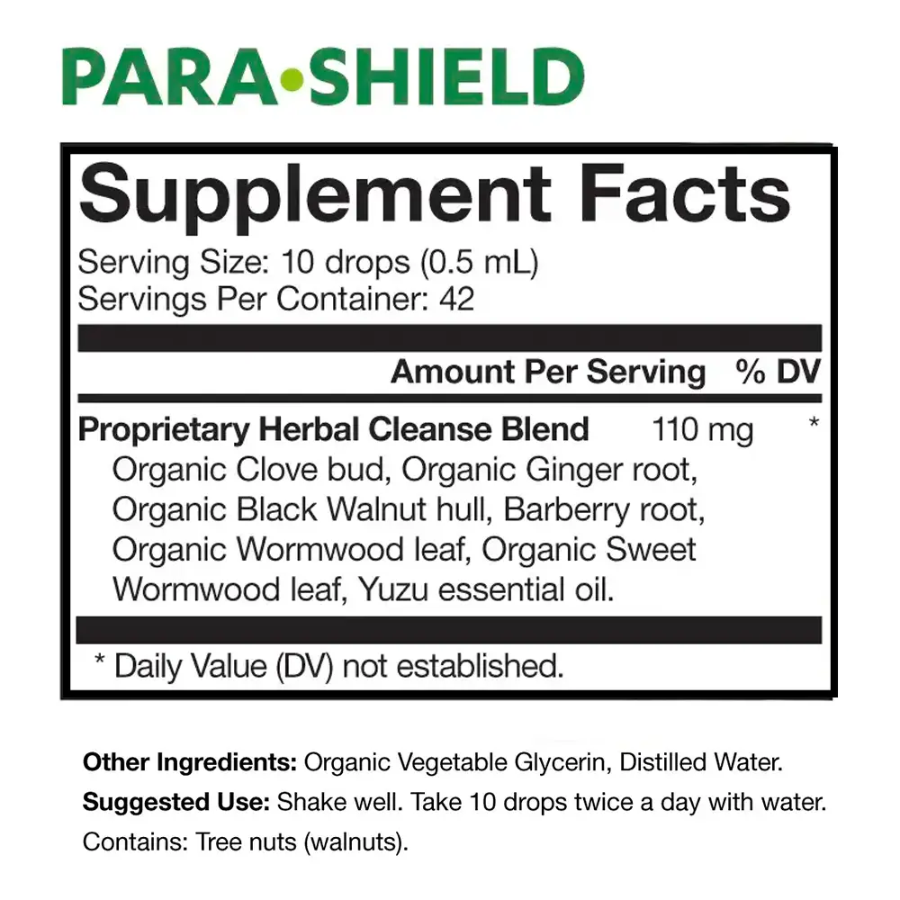 Para-Shield Supplement Facts
